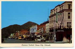1950s Cars Canon City Colorado Downtown Street Scene