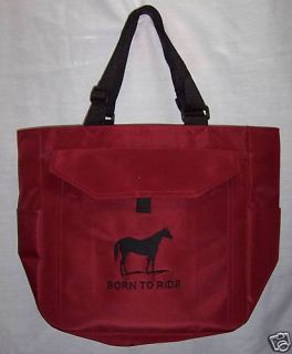 Quarter Horse Tote Bag Diaper Horse Rodeo Western Maroo