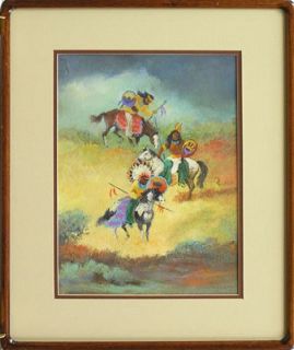 California Artist Mabel Palmer 1902 1998 Specialty Western Painting 