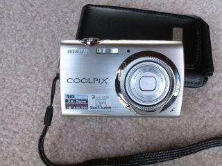 Nikon Coolpix S230 Point and Shoot Camera Touch Screen Warm Silver 