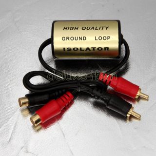 Car Audio Stereo RCA Noise Filter Ground Loop Isolator