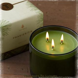 Thymes Frasier Fir 3 Wick Candle Extra Large 17 oz Multi Wick 