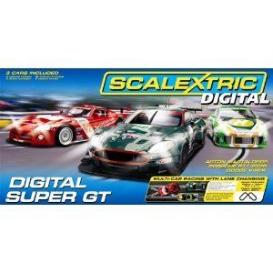 Scalextric Digital Super GT 1 32 Slot Car Race Set