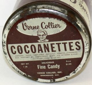 Vintage Verne Collier Fine Candy Birmingham Ala Tin