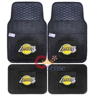   Angeles Lakers Car Floor Mat 4pc Utility Fanmats NFL Auto Accessories