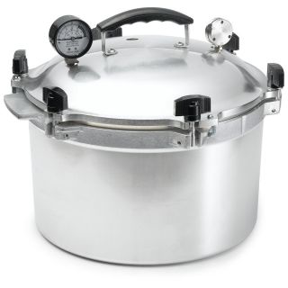  15 1 2 Quart Pressure Cooker Canner Cast Aluminum 915 New