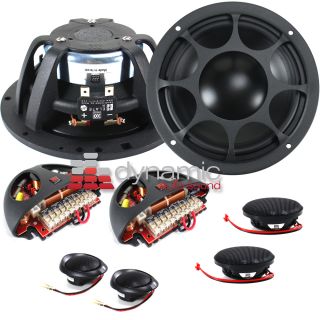   3W 6 1 2 3 Way Elate Series Car Audio Component Speaker System