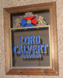 lord calvert canadian whisky mirror 17 x 13 nice