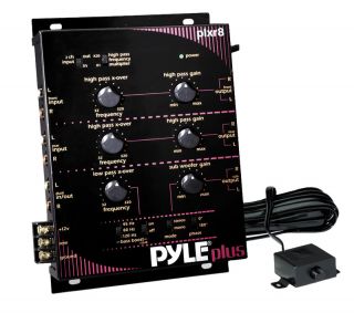 PYLE CAR AUDIO PLXR8 NEW 3 WAY ELECTRONIC CROSSOVER W/ REMOTE BASS 