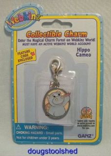 Webkinz Hippo Cameo Charm Unused SEALED Code Ganz