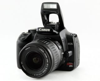 Canon Rebel XTi 400D 10 1MP Digital SLR Camera Kit 18 55mm Zoom Lens 