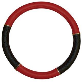 Fiat 500 (new) Leatherlook Red Steering Wheel Cover 37 39cm .co 