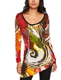 Desigual Garden Patterned Womens Top Clothing