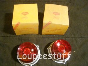Nors Pair 1952 Ford Taillight Lenses FAA 13450 D722