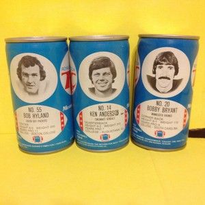 RC Royal Cola Bengals Vikings Packers Can 70s Lot Of 3 cans