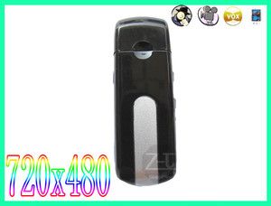    DV DVR USB U Disk Flash Driver Camera Audio Recorder Black 720 x 480