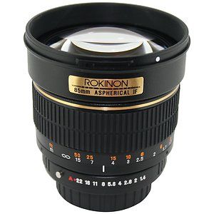 Rokinon 85M O 85mm F1 4 Aspherical Portrait Lens for Olympus E Series 
