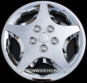14 SETOF4 Hub Caps Chrome Full Wheel Covers Rim Cover Wheels Rims w 