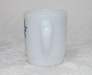   Advertising Milk Glass Mug Cup CAPSHAW Well Service Casper, Wyoming