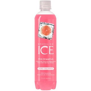   Ice Spring Water Pink Grapefruit 17 Ounce Bottles Pack of 12