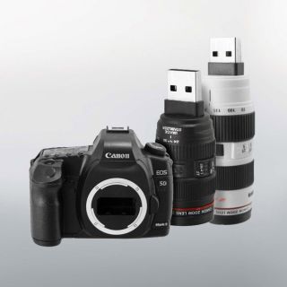 New Canon EOS 5D II Replica 24 105mm 70 200mm USB Flash Drive 8GB 
