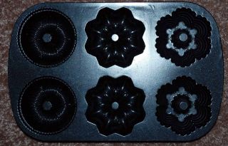 Nordic Ware Multi Mini Bundt Pan Cake Mold Treat Pan
