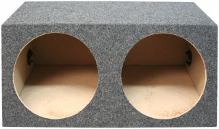 Car Audio Dual 12 inch SEALED Sub Box Stereo Subwoofer Bass Speaker 