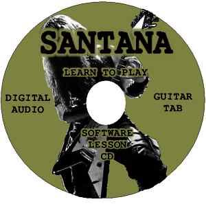 Carlos Santana Guitar Tab Lesson Software CD 47 Songs