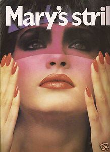 GIA Carangi for Mary Quant Cosmetics Advertisement 1980