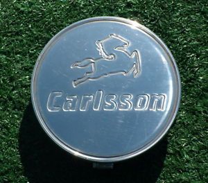 Genuine Carlsson Polished Heavy Metal Wheel Center Cap