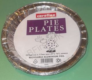 18 Pie Plates Flan Dishes Oven Tin Foil Takeaway Food Container 