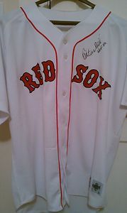 Carlton Fisk Autograph Red Sox Jersey Authentic