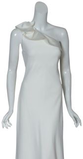 Carmen Marc Valvo Stunning Ivory Eve Gown Dress 14 New