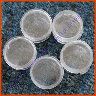 New 12x Clear Empty Storage Container Plastic Box Case DIA43MM H17MM 