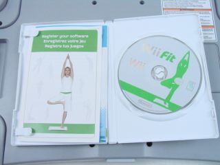 Nintendo Wii Fit Balance Board Game Disc Set Excercise Home Gym Cardio 