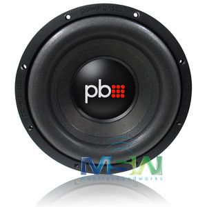 Powerbass® s 104X 10 Single 4 Ohm Car Audio Subwoofer Sub Woofer 