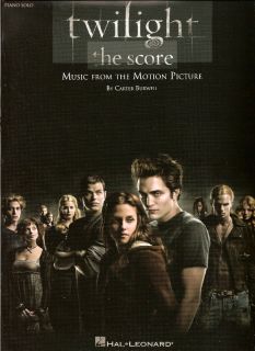 Twilight The Score Movie Piano Solos Notation Song Book