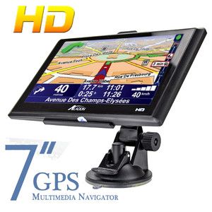 NEW 7 inch CAR GPS NAVIGATION BLUETOOTH FM  MP4 TOUCH SCREEN 4GB 