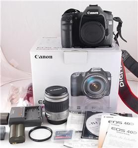 Excellent Canon EOS 40D 10MP Digital SLR Camera Kit Extra