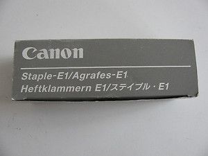 Canon Copy Machine Staples E1 500C Staple Cartridge 0251A001AA Box of 