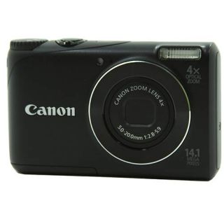 Canon PowerShot A2200 Black 14 1 MP Digital Camera 4X