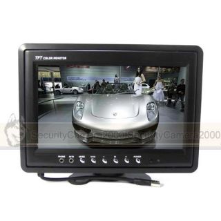 TFT LCD Color Camera Video Monitor 2 CH Video Input