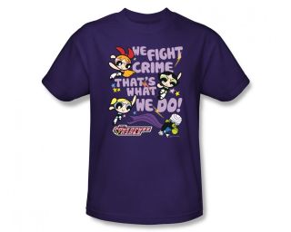   Girls We Fight Crime Cartoon Network Adult T Shirt Tee