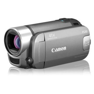 Canon FS30 8 GB Digital Video Camcorder   Black Widescreen LCD Flash 