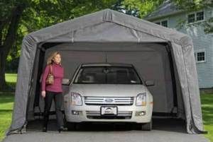 12WX8HX20L Instant Garage Canopy Shelter Shed Car Truck SUV in Grey 