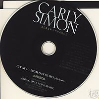 Carly Simon Bedroom Tapes RARE Promo Advance CD 2000