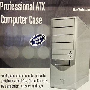 Professional ATX Computer Case ATX8300PRO2 Blue Light X Stand