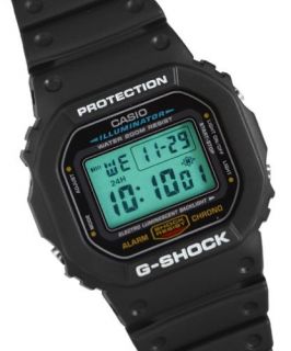 Casio Classic G Shock Digital DW 5600E 1 Black Watch New 100 Original 