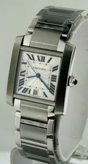 Cartier Tank Francaise Stainless Steel Automatic Watch