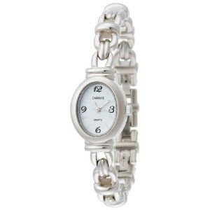 Timex Carriage Ladies Watch QA Pearl Bi Metal Silver Bracelet C3A051 